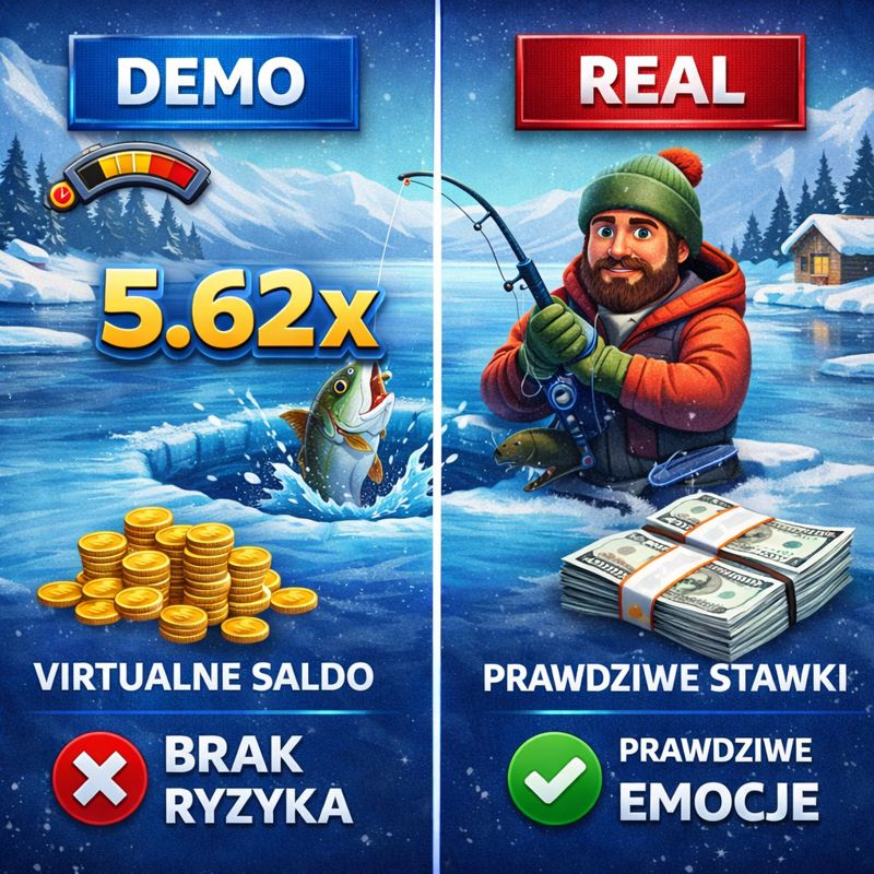 Ice Fishing Demo vs Real